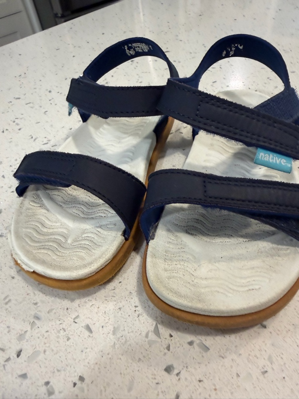 Native double strap sandals- size c11